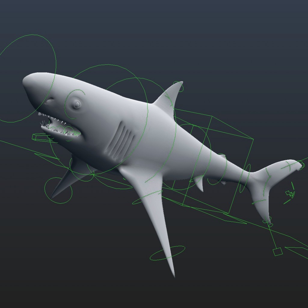 Rigged Bull Shark preview image 2